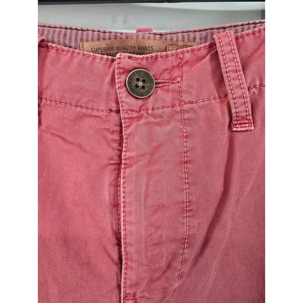 True Religion Mens Chino Pants 32 Faded Red Salmon Pink FieldSupplier Stock 1956
